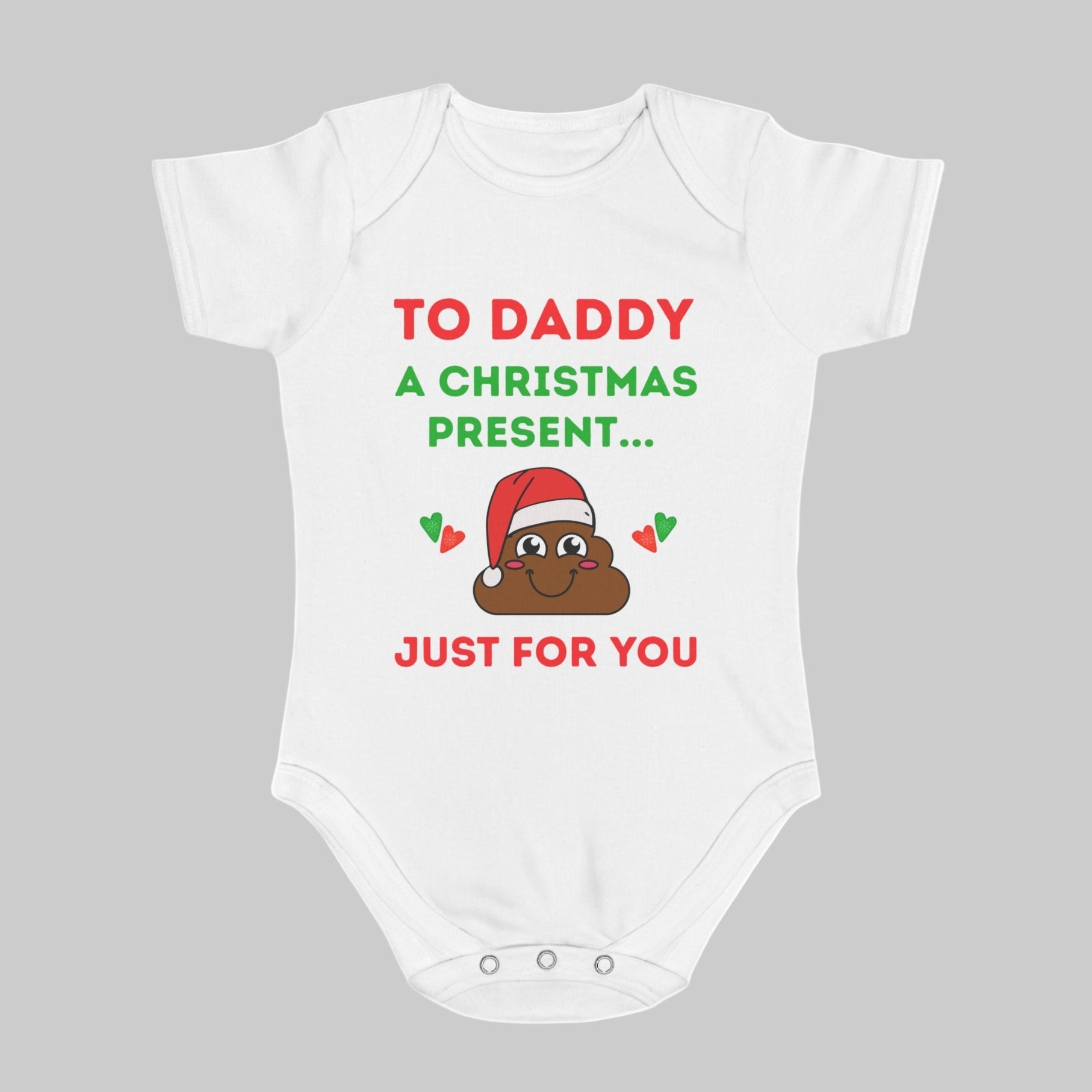 Funny Poo Baby Christmas Vest