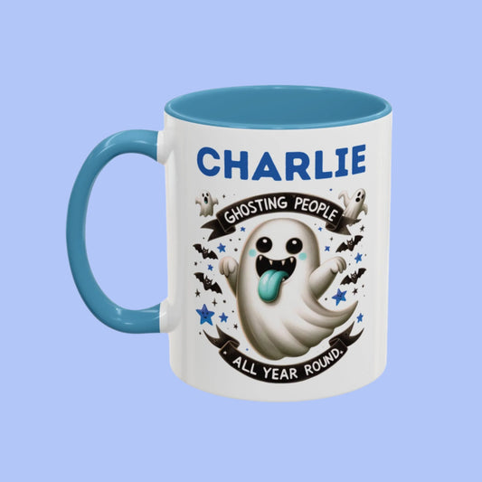 Funny Halloween Mug Ghosting People
