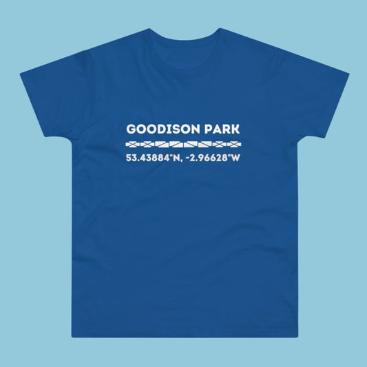 Goodison Park Coordinates T-Shirt