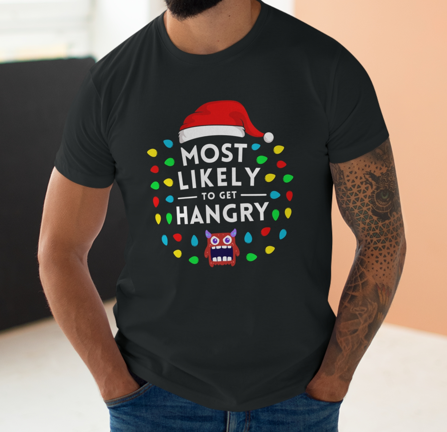 Most Likely To Get Hangry Christmas T-Shirt