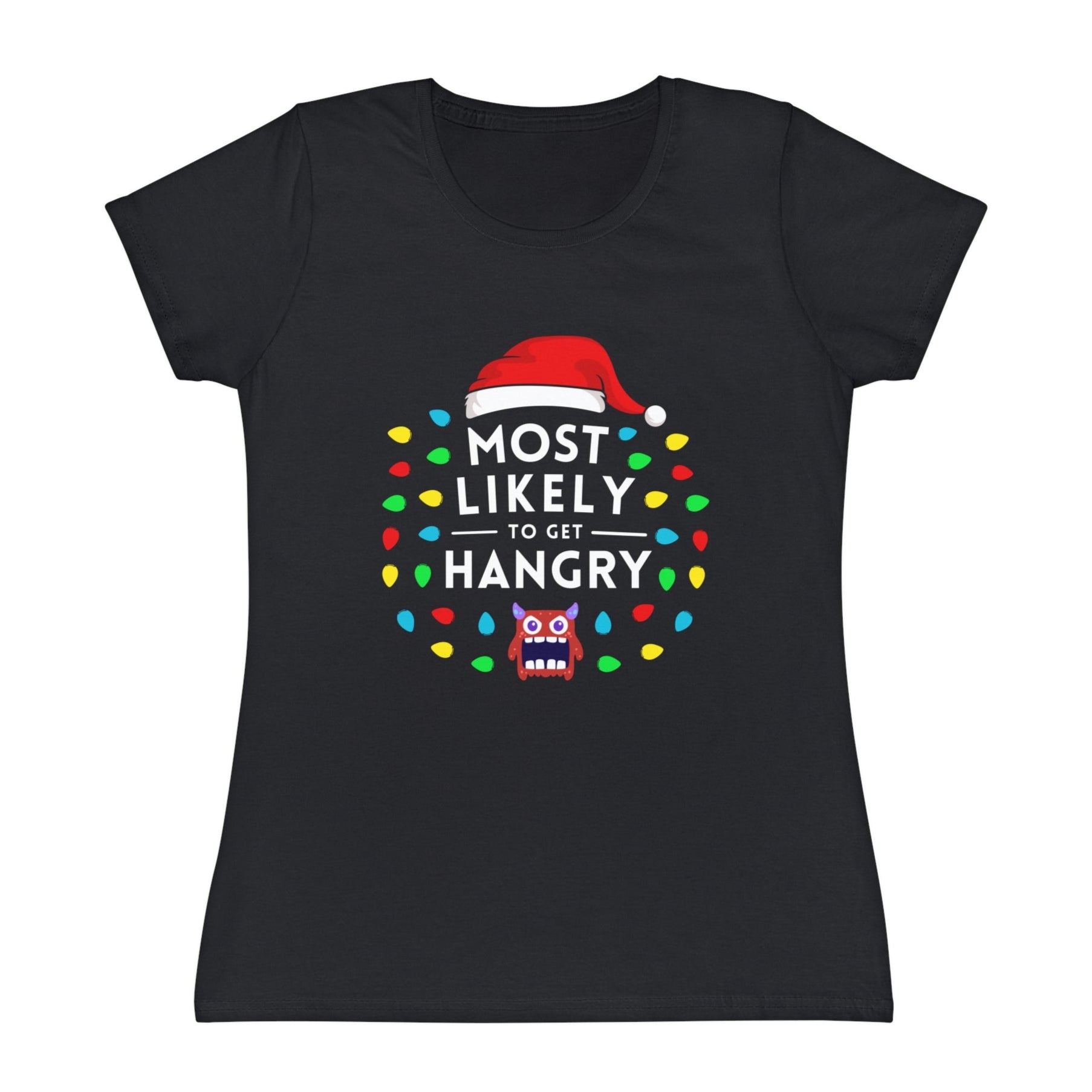 Most Likely To Get Hangry Ladies Christmas T-Shirt