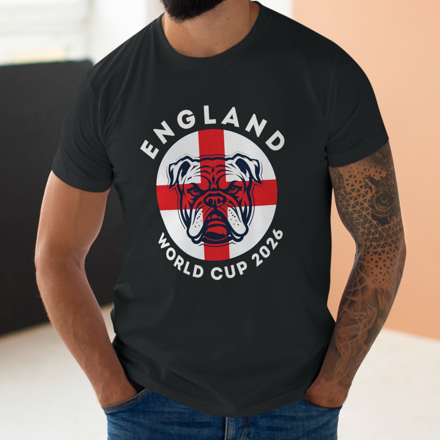 England Bulldog World Cup 2026 T-Shirt