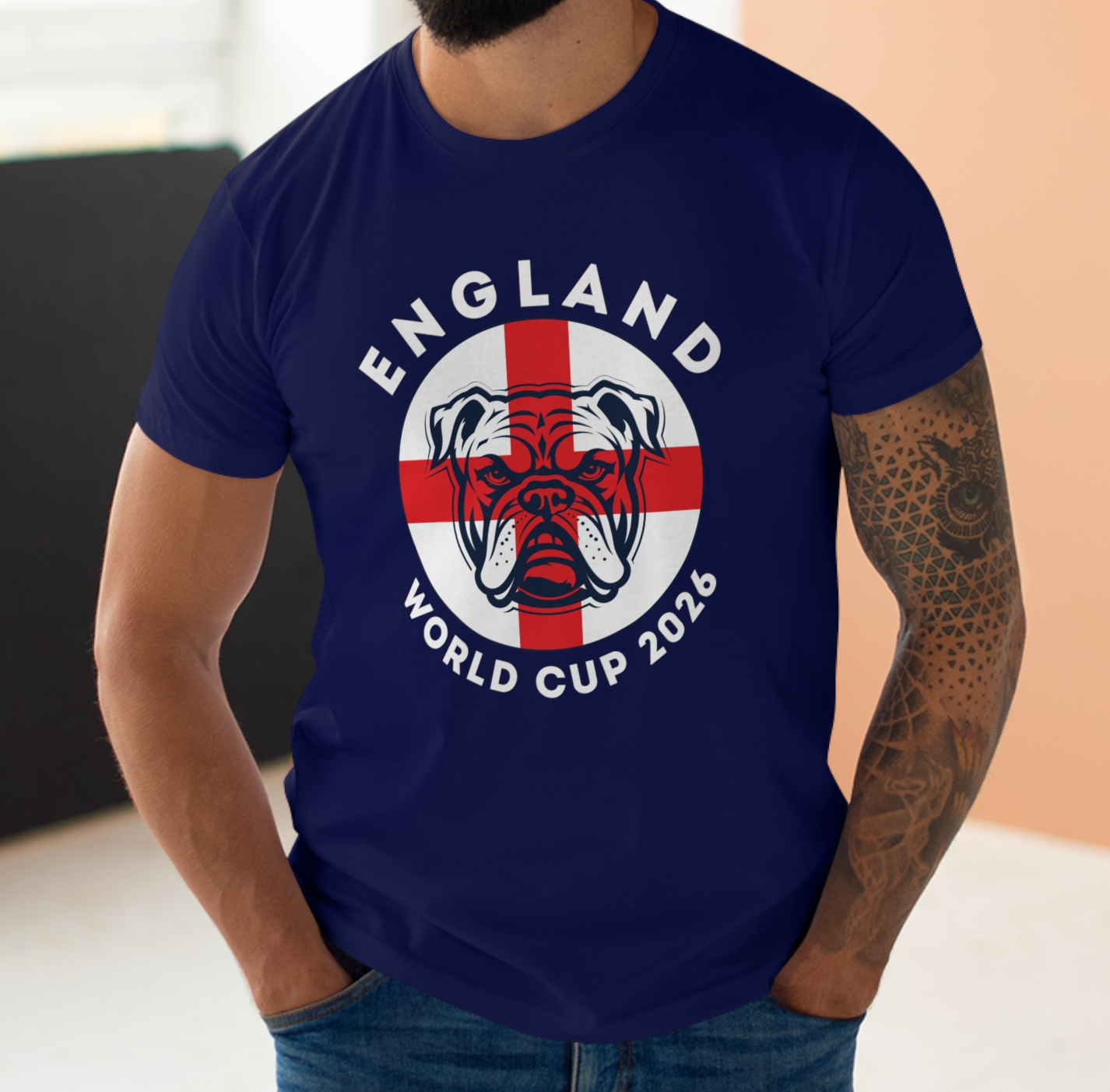 England Bulldog World Cup 2026 T-Shirt