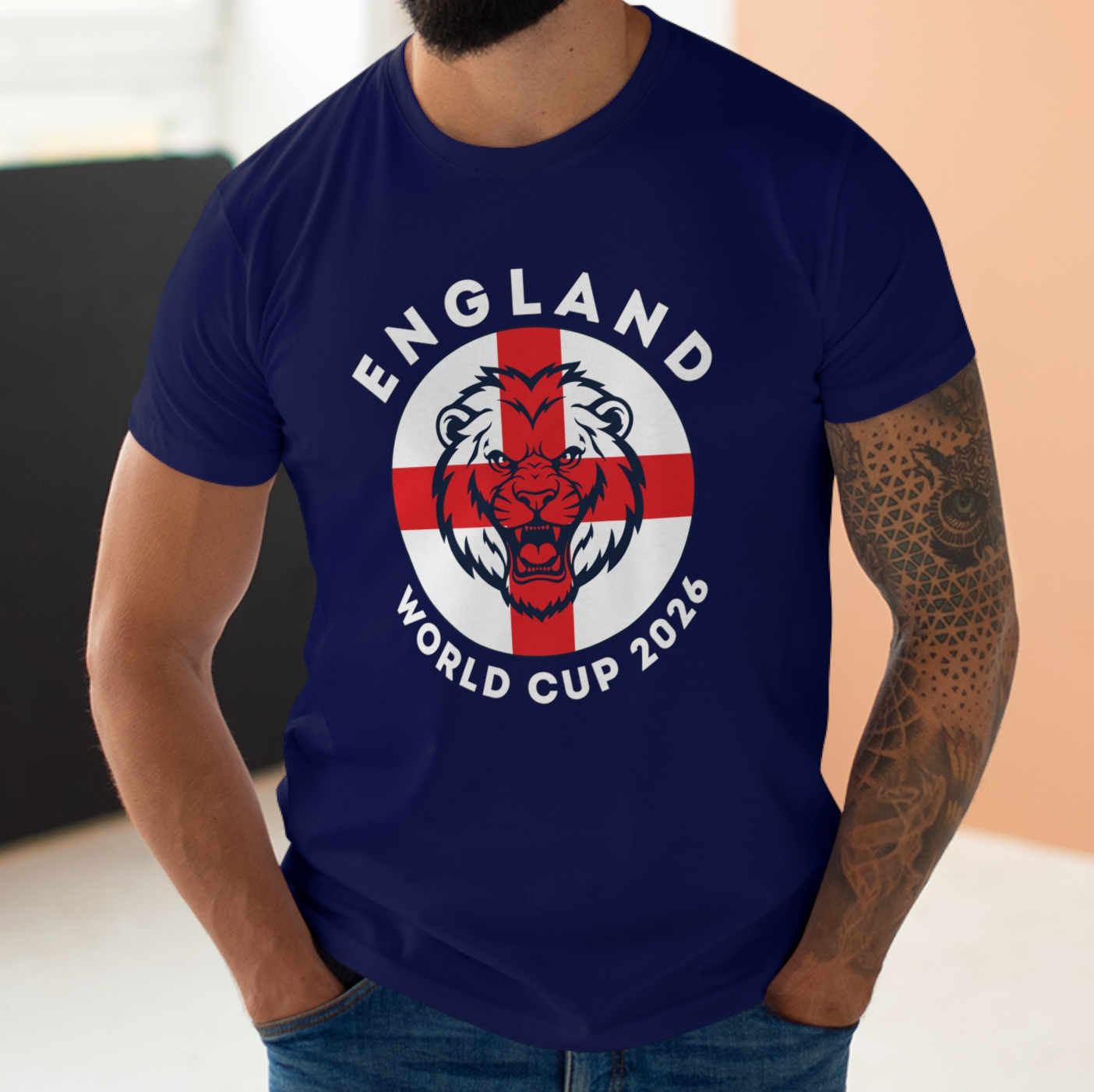 England Lion World Cup 2026 T-Shirt