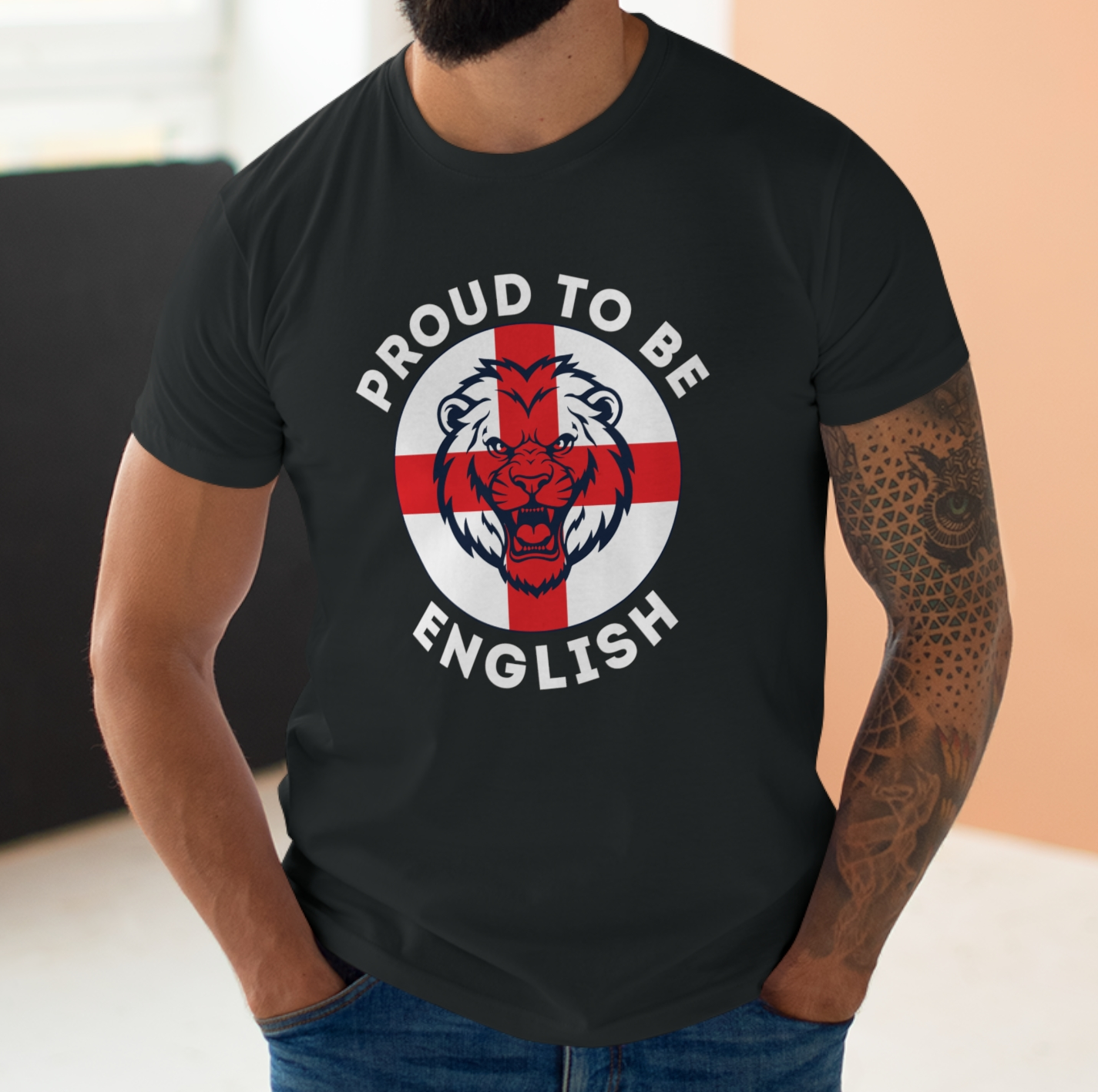 England Lion Proud To Be English T-Shirt