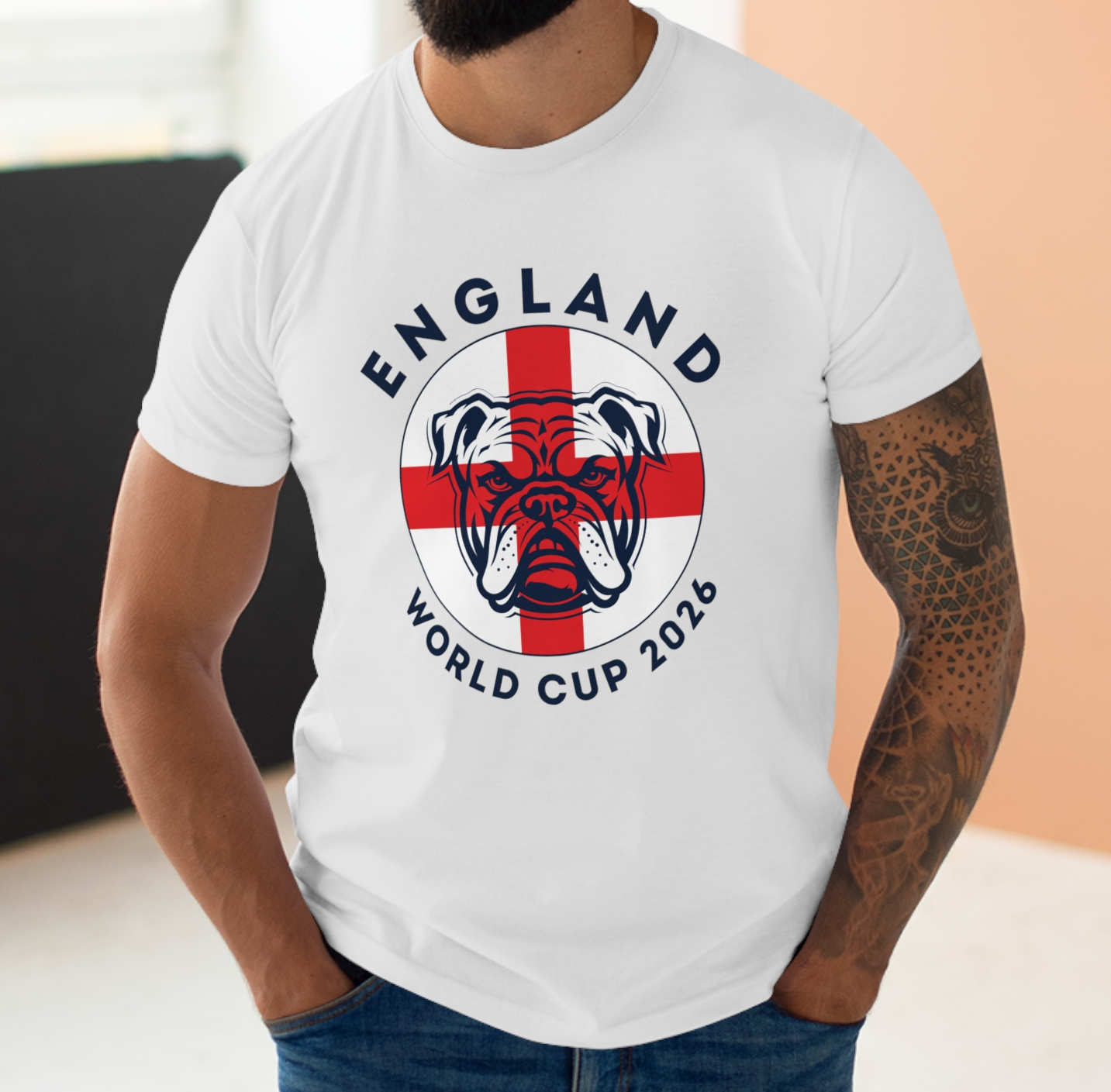 England Bulldog World Cup 2026 T-Shirt