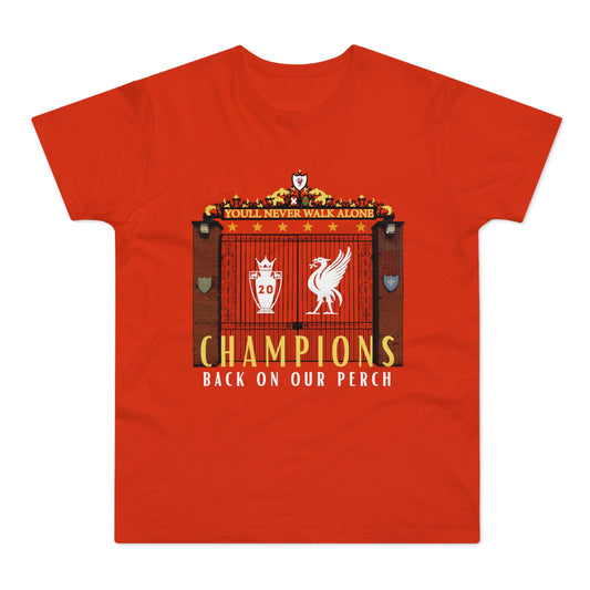 Liverpool Back On Our Perch 2025 Champions Red T-Shirt