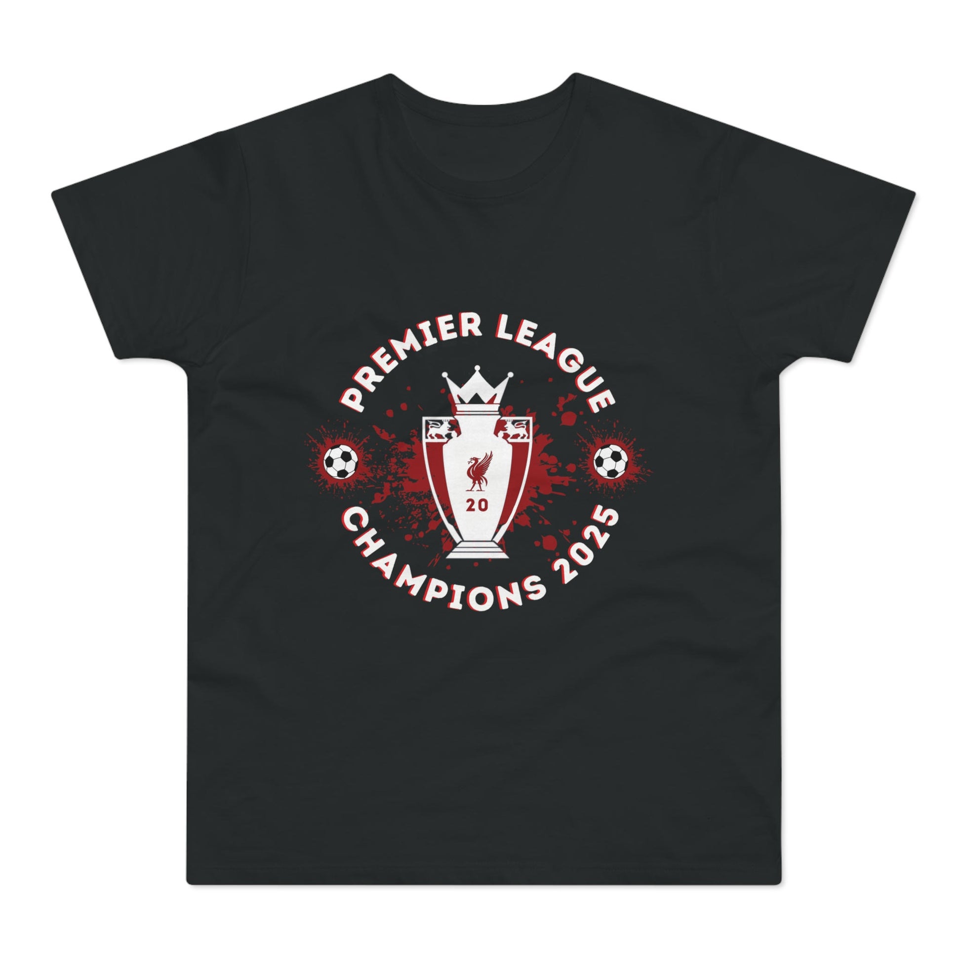 Liverpool Champions 2025 Black T-Shirt