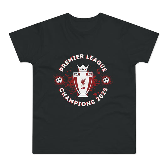 Liverpool Champions 2025 Black T-Shirt