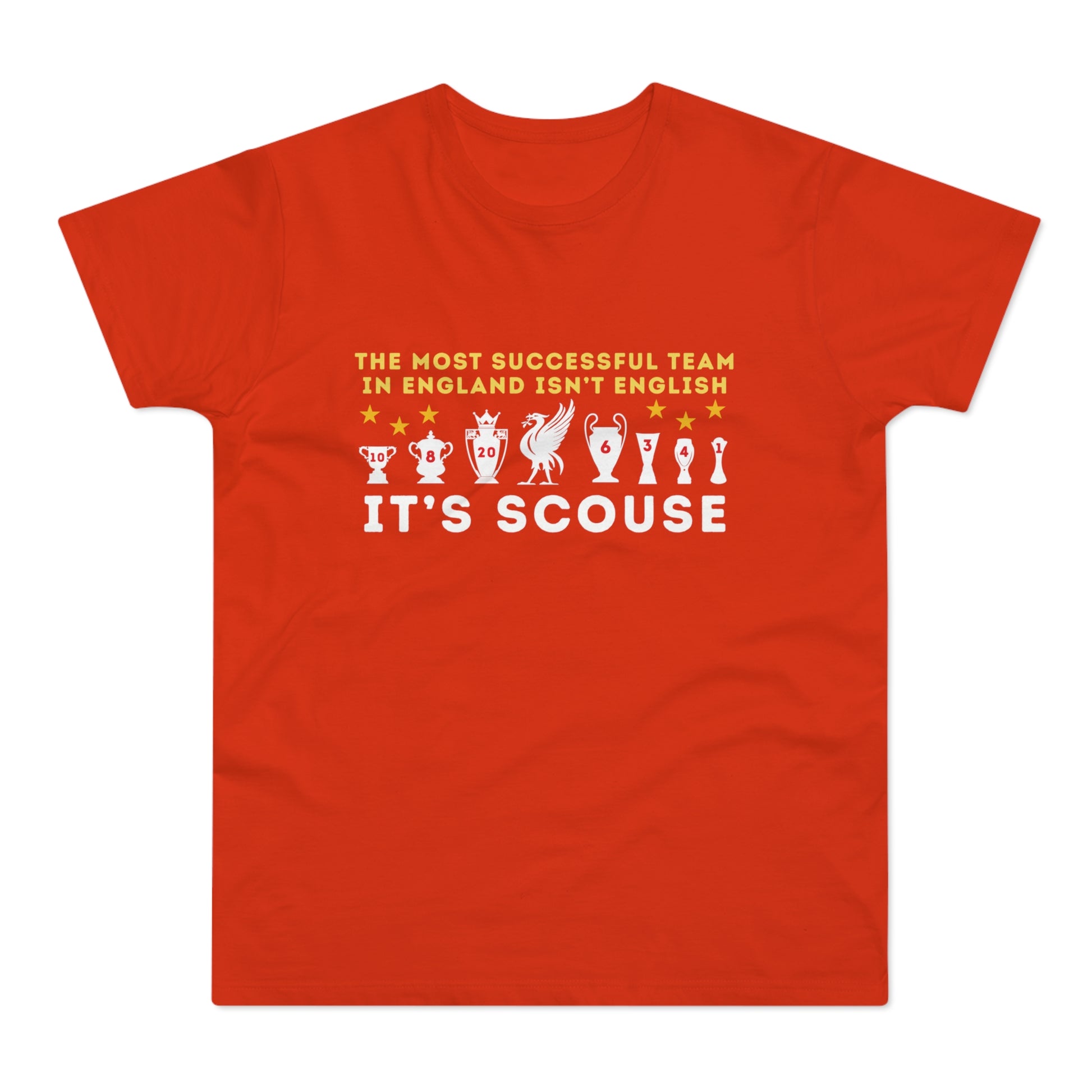 Liverpool Scouse Not English Red T-Shirt