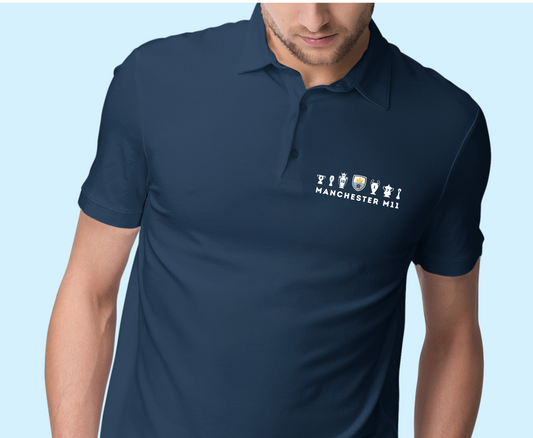 Man City Trophies - Manchester M11 - Mens Polo Shirt
