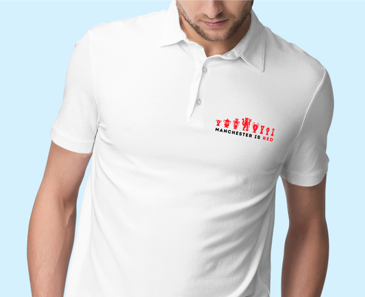 Man United - Manchester Is Red - Polo Shirt