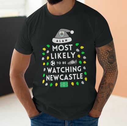 Newcastle Personalised Christmas T-Shirt