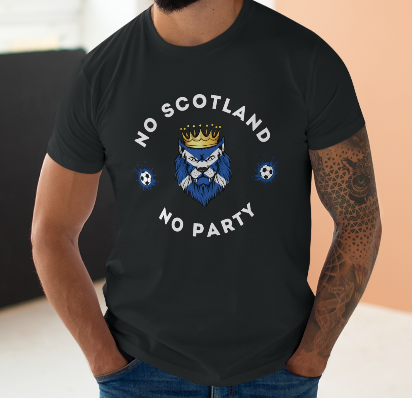 No Scotland No Party - World Cup 2026 - Mens Crew Neck T-Shirt