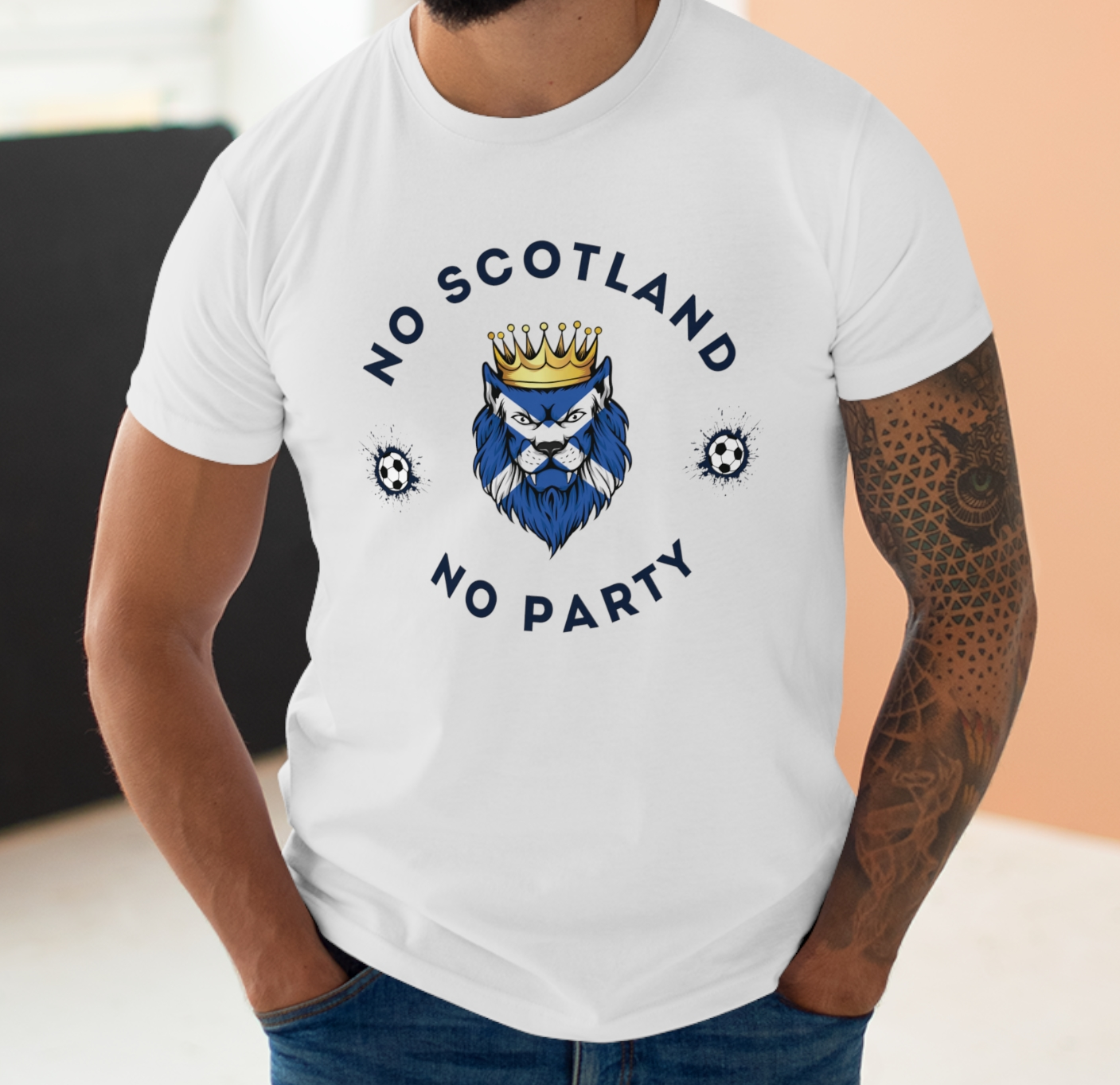 No Scotland No Party - World Cup 2026 - Mens Crew Neck T-Shirt