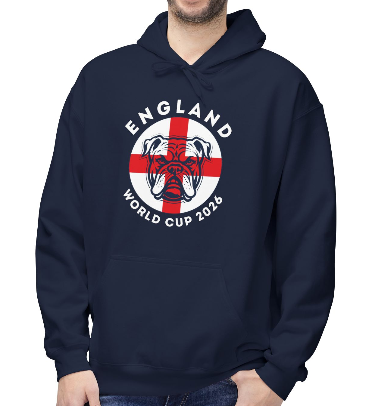 England Bulldog - World Cup 2026 - Mens Hoodie