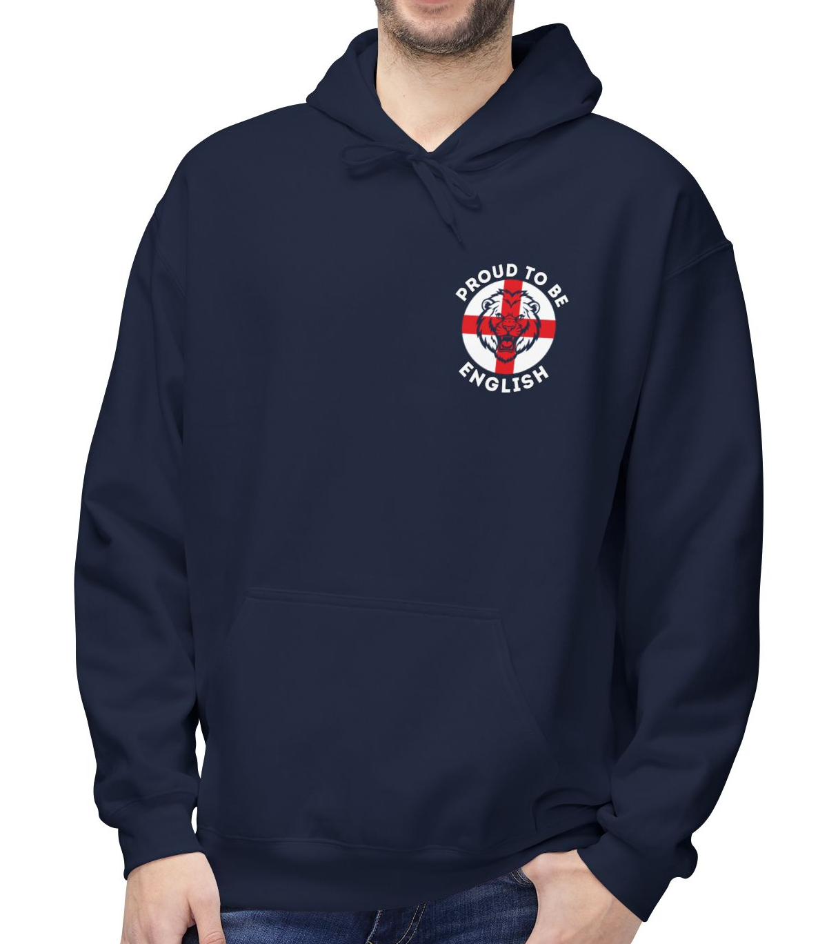 England Lion - Proud To Be English - Mens Hoodie