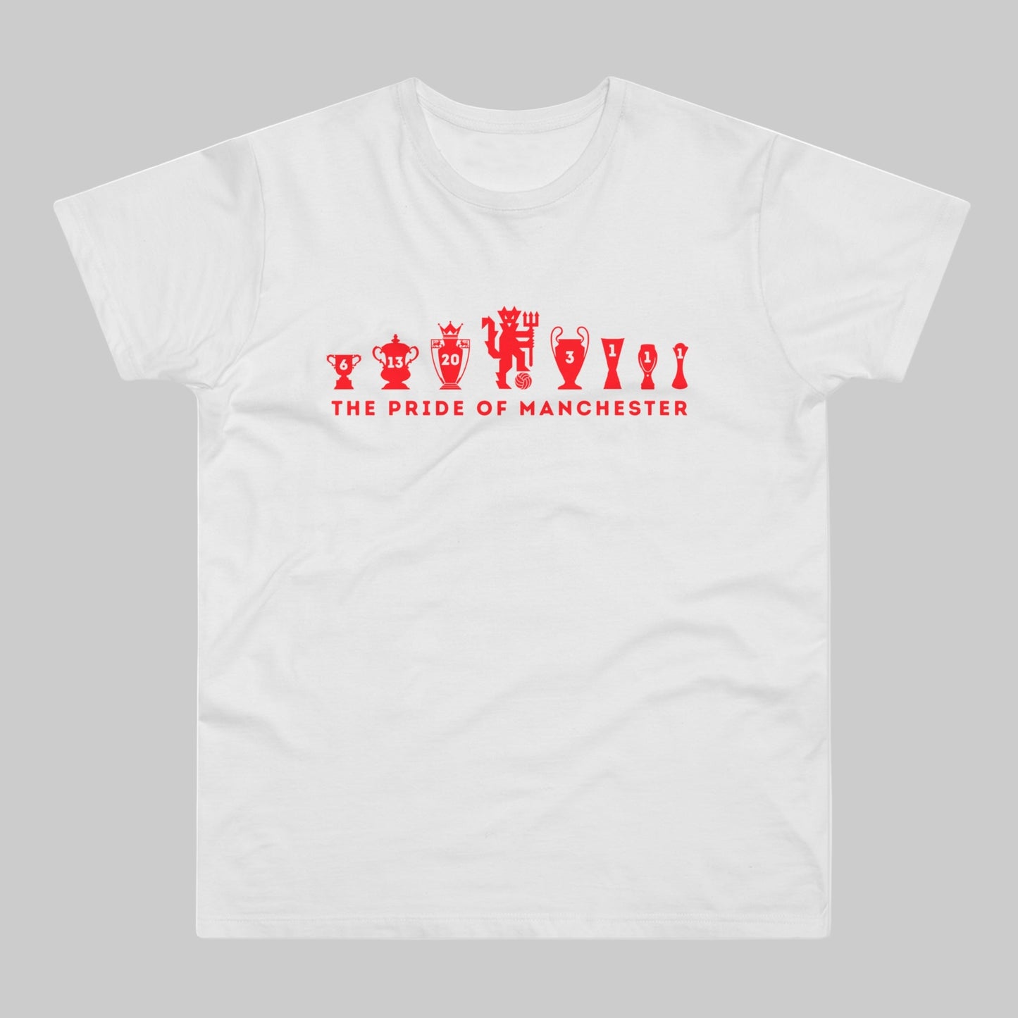 Man United Trophies - The Pride of Manchester  - Mens T-Shirt