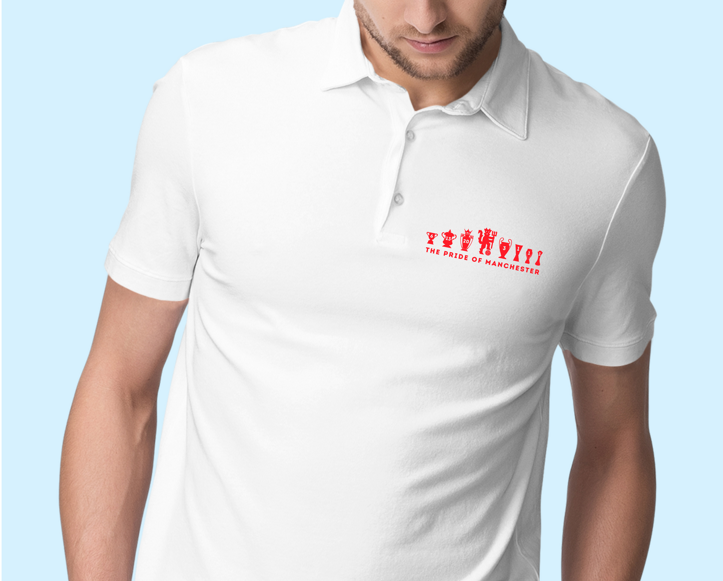 Man United - The Pride of Manchester - Polo Shirt