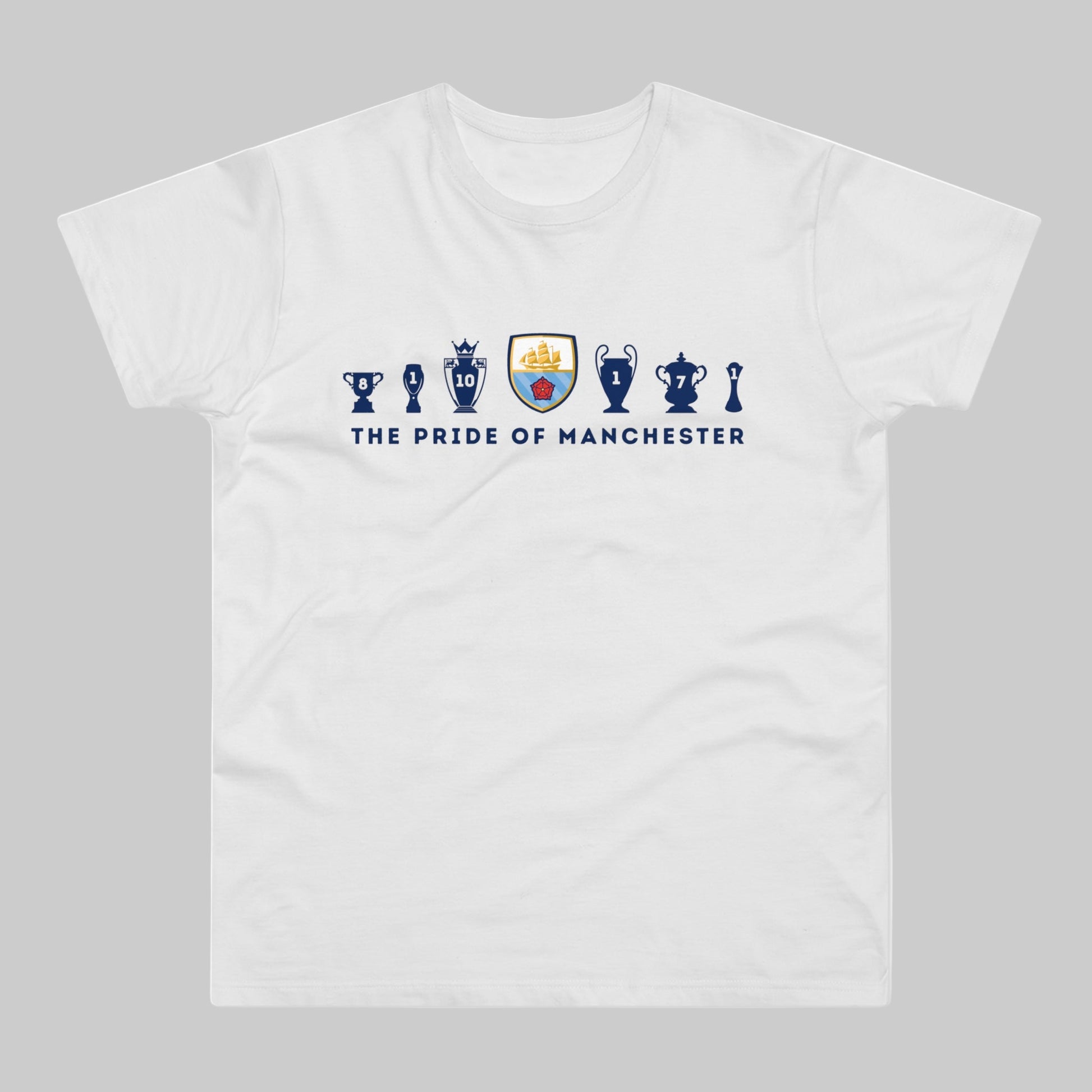 Man City Trophies - The Pride of Manchester - Mens T-Shirt