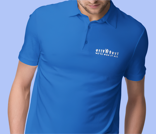 Chelsea We've Won It All Trophies Champions 2025 Polo Shirt