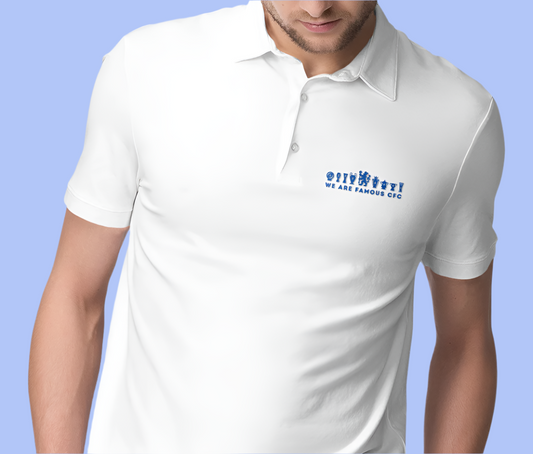 Chelsea We Are Famous CFC Trophies Polo Shirt