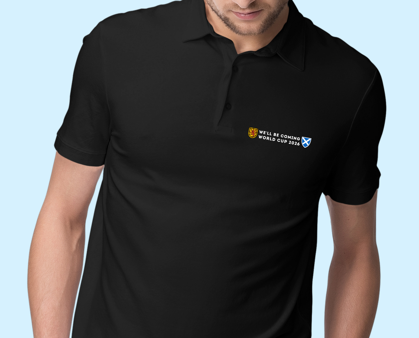 Scotland World Cup 2026 We'll Be Coming Polo Shirt