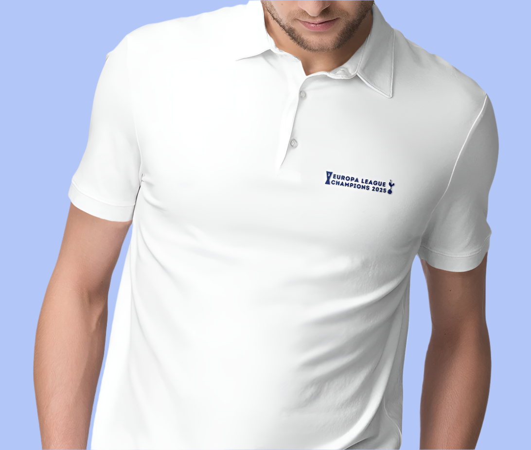 Spurs Europa League Champions 2025 Polo Shirt