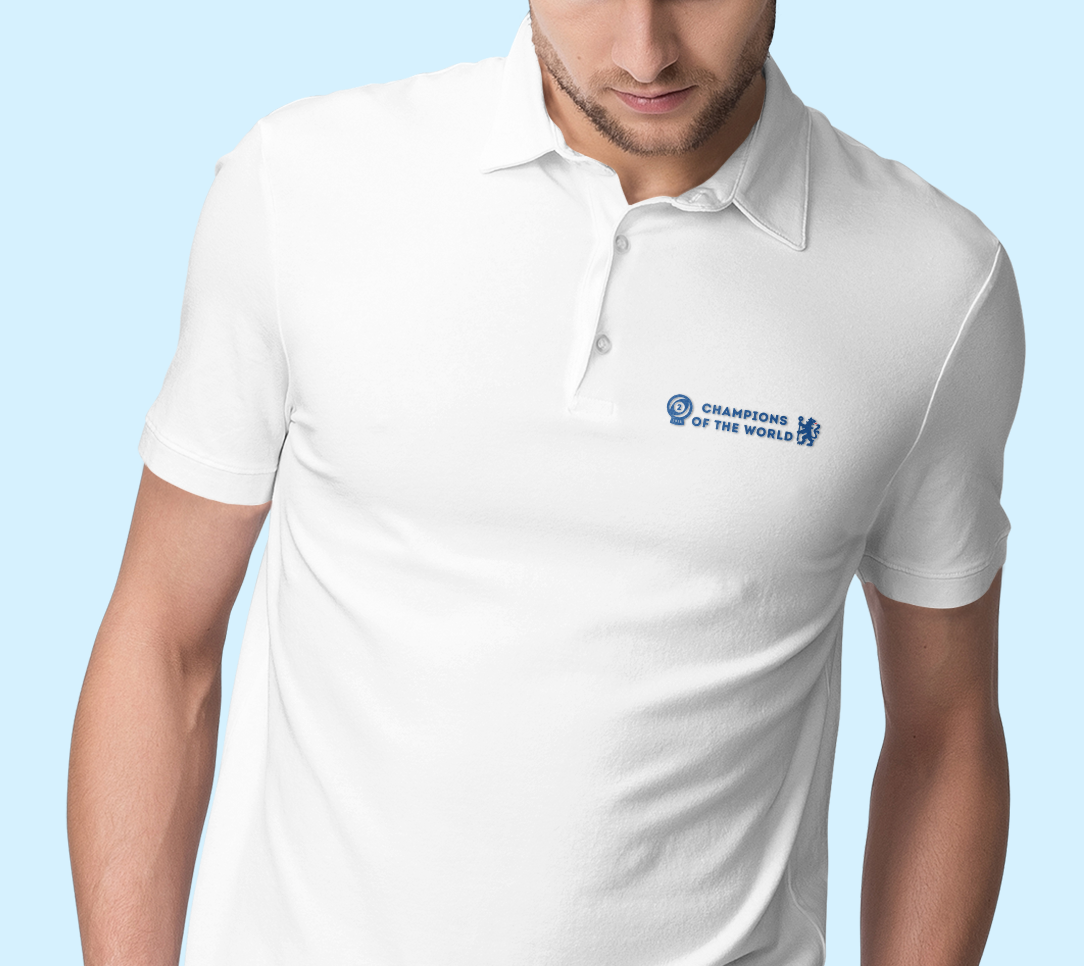 Chelsea Champions Of The World 2025 Polo Shirt