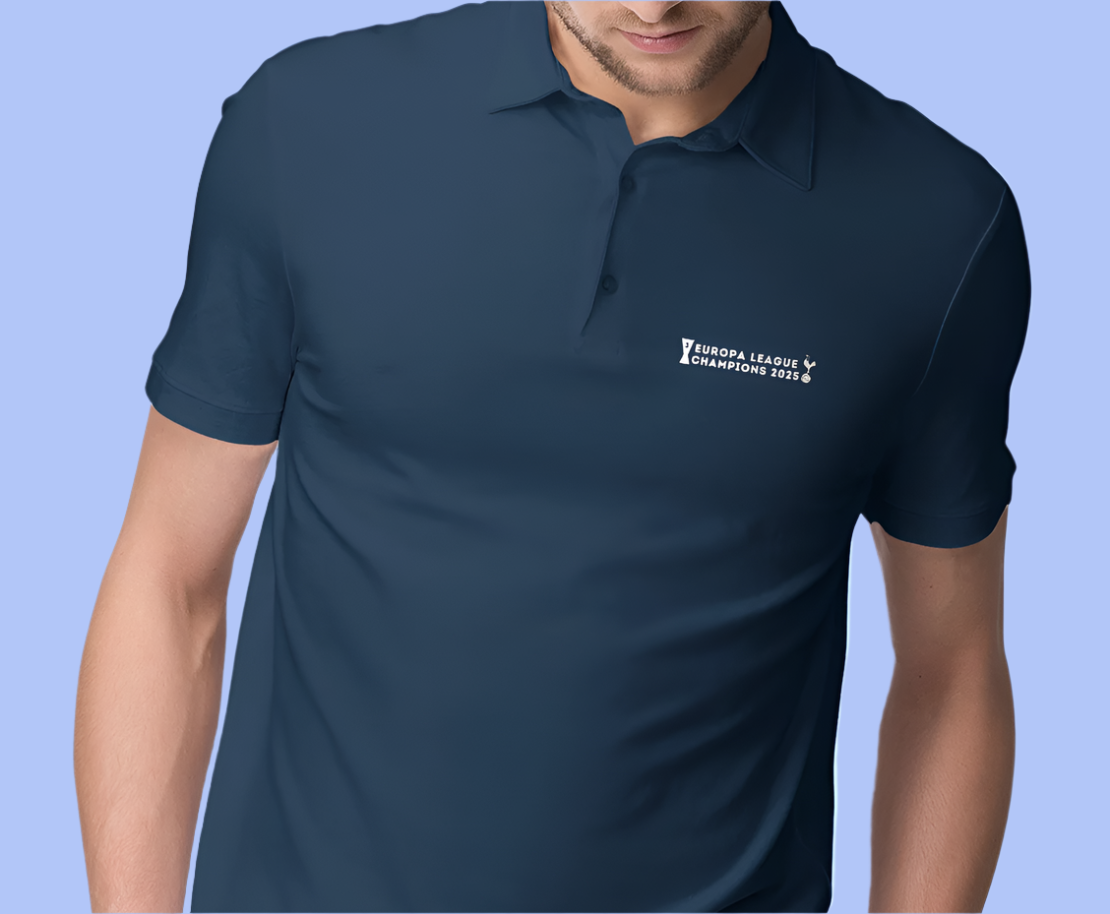 Spurs Europa League Champions 2025 Polo Shirt